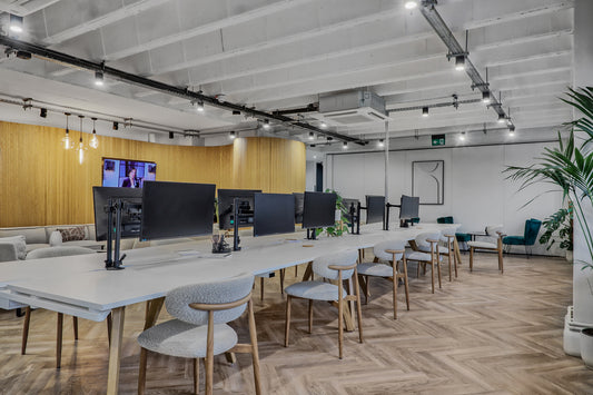 Hot desking coworking space at Nest Workspace, Chelmsford